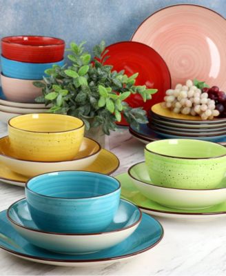 Sebastian 24 Pc. Dinnerware Set, Service for 6