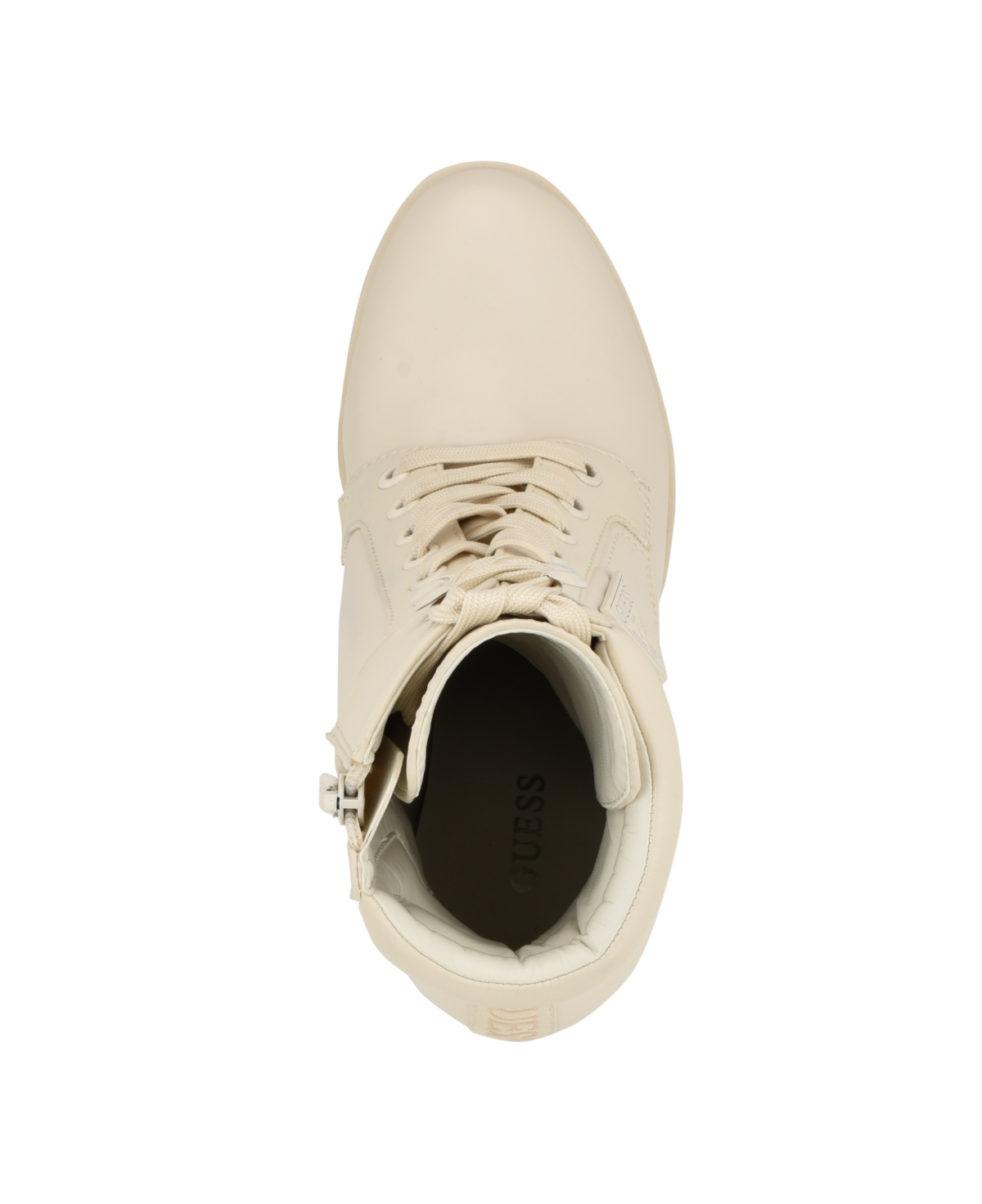 Guess Women's Tanisa Heeled Lace-Up Platform Hikers Booties