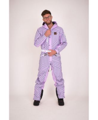 Fall Line Purple & Grey Men's Ski Suit