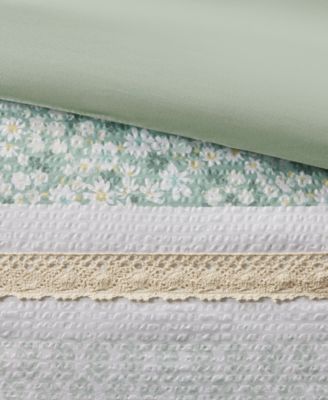 Caralie Seersucker 5-Pc. Comforter Set, King/California King