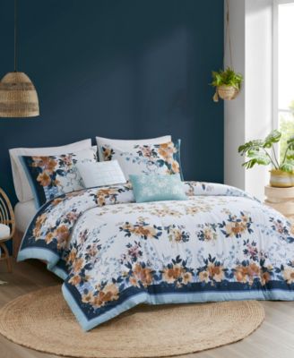 Jules 5-Pc. Cotton Floral Comforter Set