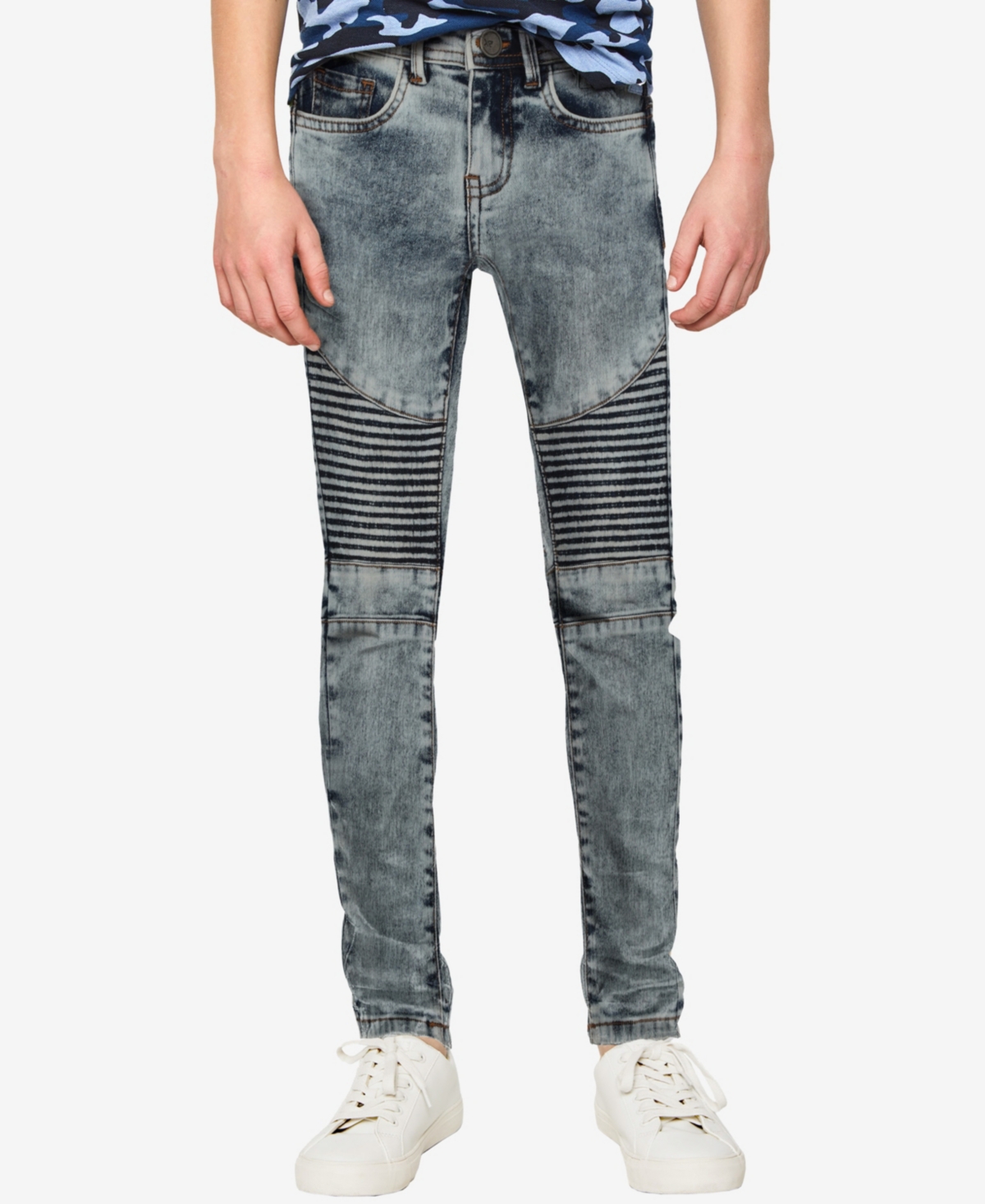 X-RAY BIG BOY'S STRETCH MOTO JEANS