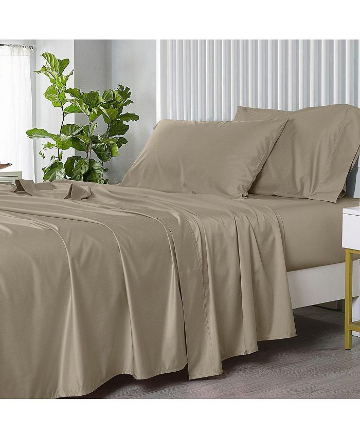 Egyptian Linens CoolPlus Rayon from Bamboo 450 Thread Count Sheet Sets, Queen Macy's