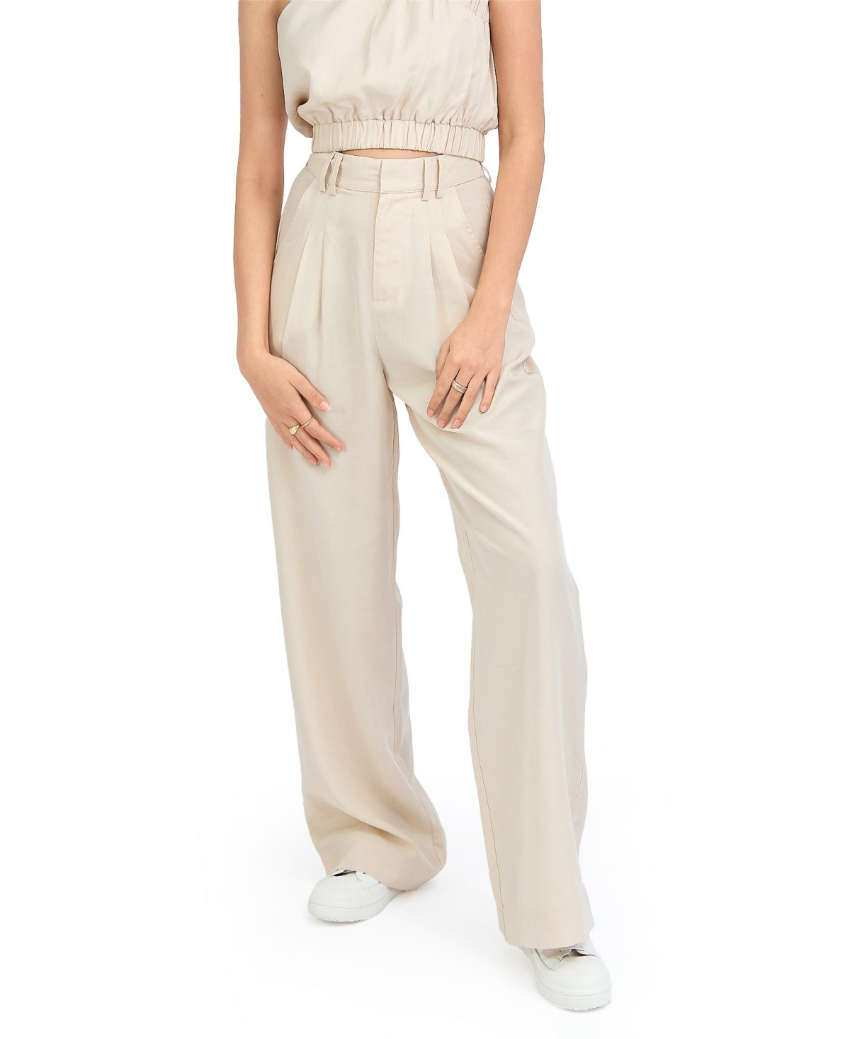 Women Belle & Bloom State of Play Wide Leg Pant - Sand