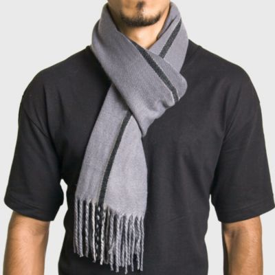 Men's Scarf Soft 80 Inch Long Warm Scarves Plaids Winter Shawl