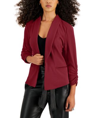 Bar III - Petite 3/4-Sleeve Shawl-Collar Blazer