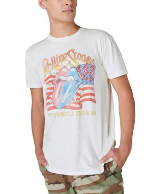 Lucky Brand - Men's Rolling Stones Steel Wheels Graphic Short Sleeve Crewneck T-Shirt