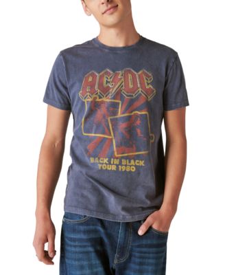 Lucky Brand - Men's AC/DC Graphic Short Sleeve Crewneck T-Shirt