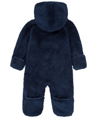 Baby Boys and Girls Hooded Sherpa Coverall