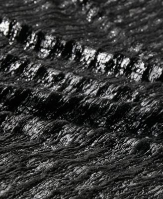 Naomi Metallic Print Faux Fur 2 Piece Duvet Cover Set, Twin/Twin XL