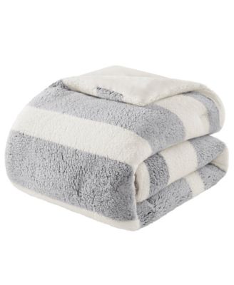 Hollis Sherpa 3-Piece Comforter Set, Full/Queen