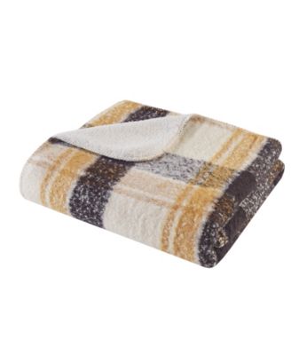 Bloomington Faux Mohair to Sherpa Throw, 50" x 60"