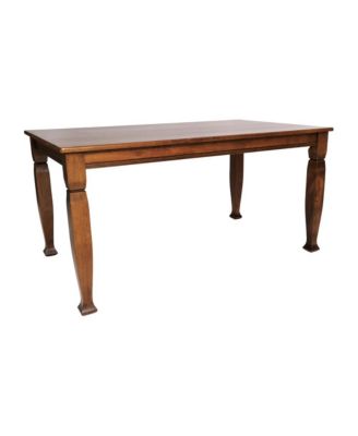 Finnley Wooden Dining Table With Sculpted Legs
