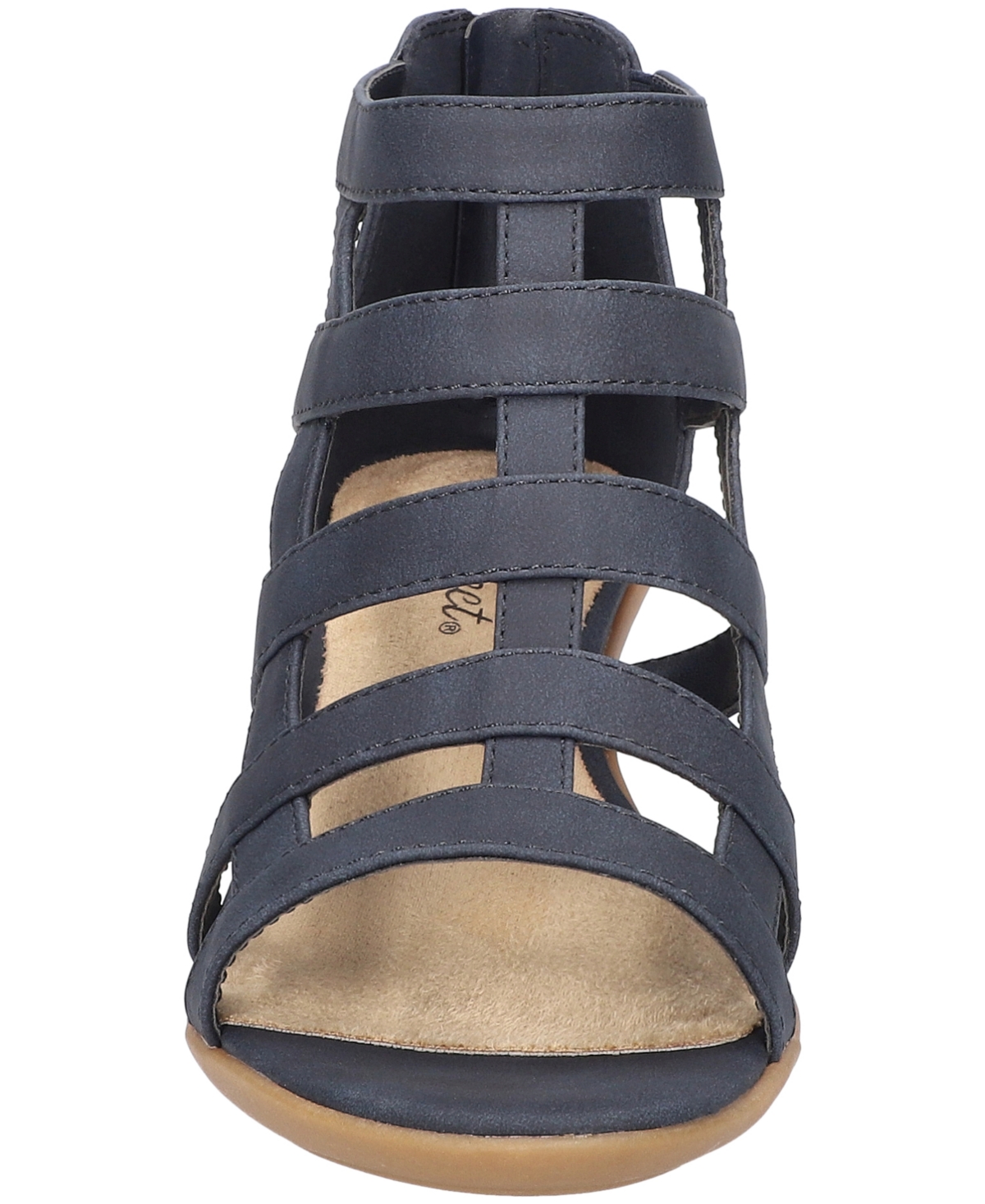 Easy Street Women's Marg Zip Gladiator Sandals