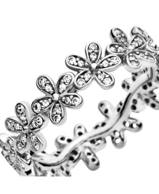 Cubic Zirconia Moments Daisy Flower Ring