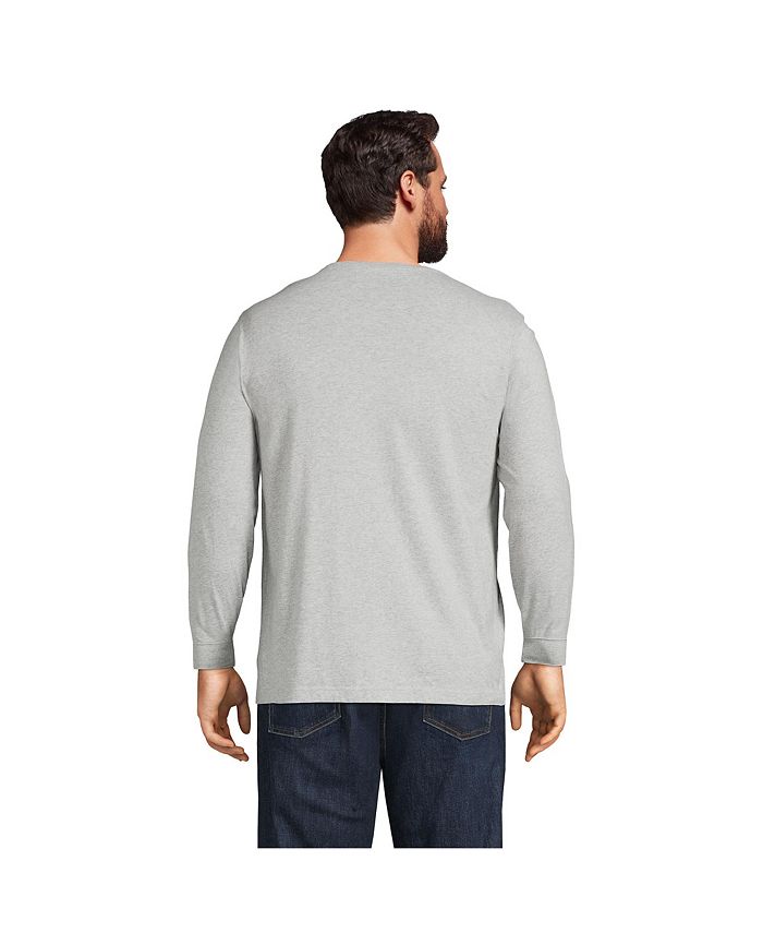 Lands' End Men's Big and Tall SuperT Long Sleeve TShirt Macy's