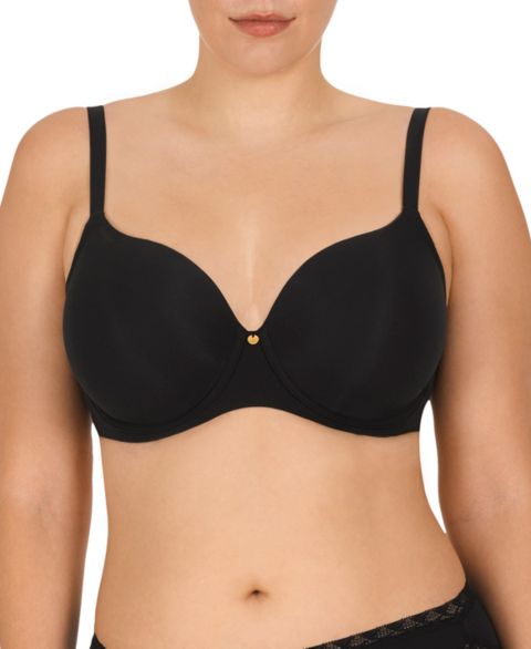 Бра Comfort, на косточках — Natori, цвет: Чёрный
