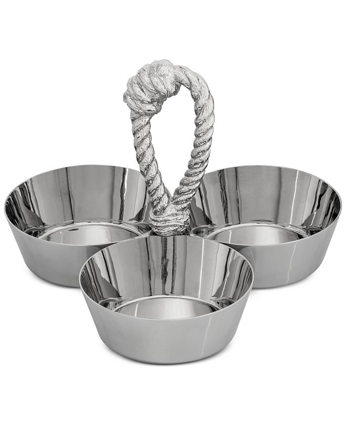 Michael Aram Rope Triple Compartment Dish & Reviews - Serveware