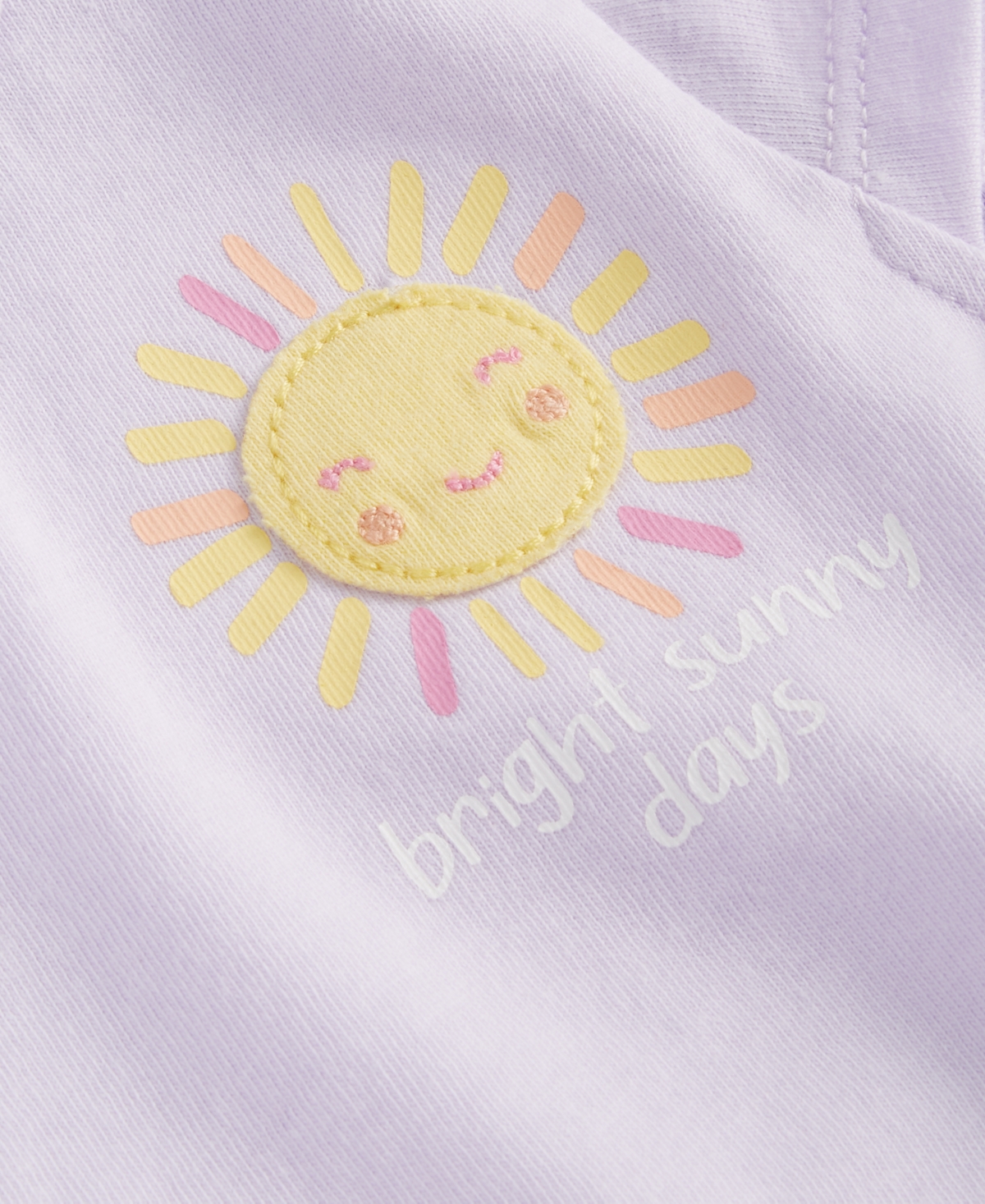 Shop First Impressions Baby Girls Sunshine Ruffle T Shirt, Created For Macy's In Lavender Flora