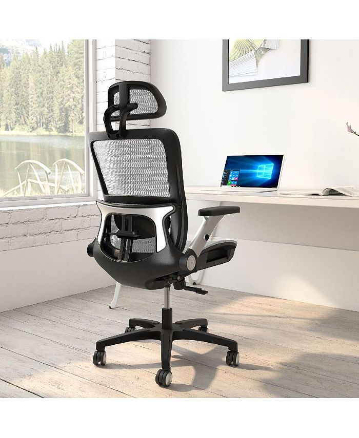 COLAMY Executive Mesh Back Office Chair with Footrest - Macy's