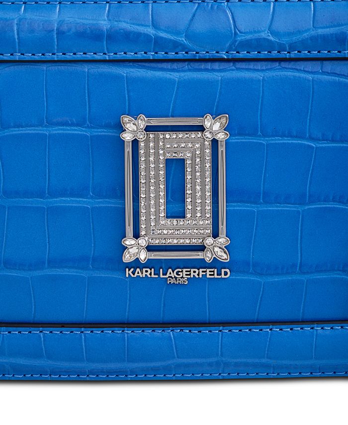 KARL LAGERFELD PARIS Simone Small Leather Crossbody Bag Macy's