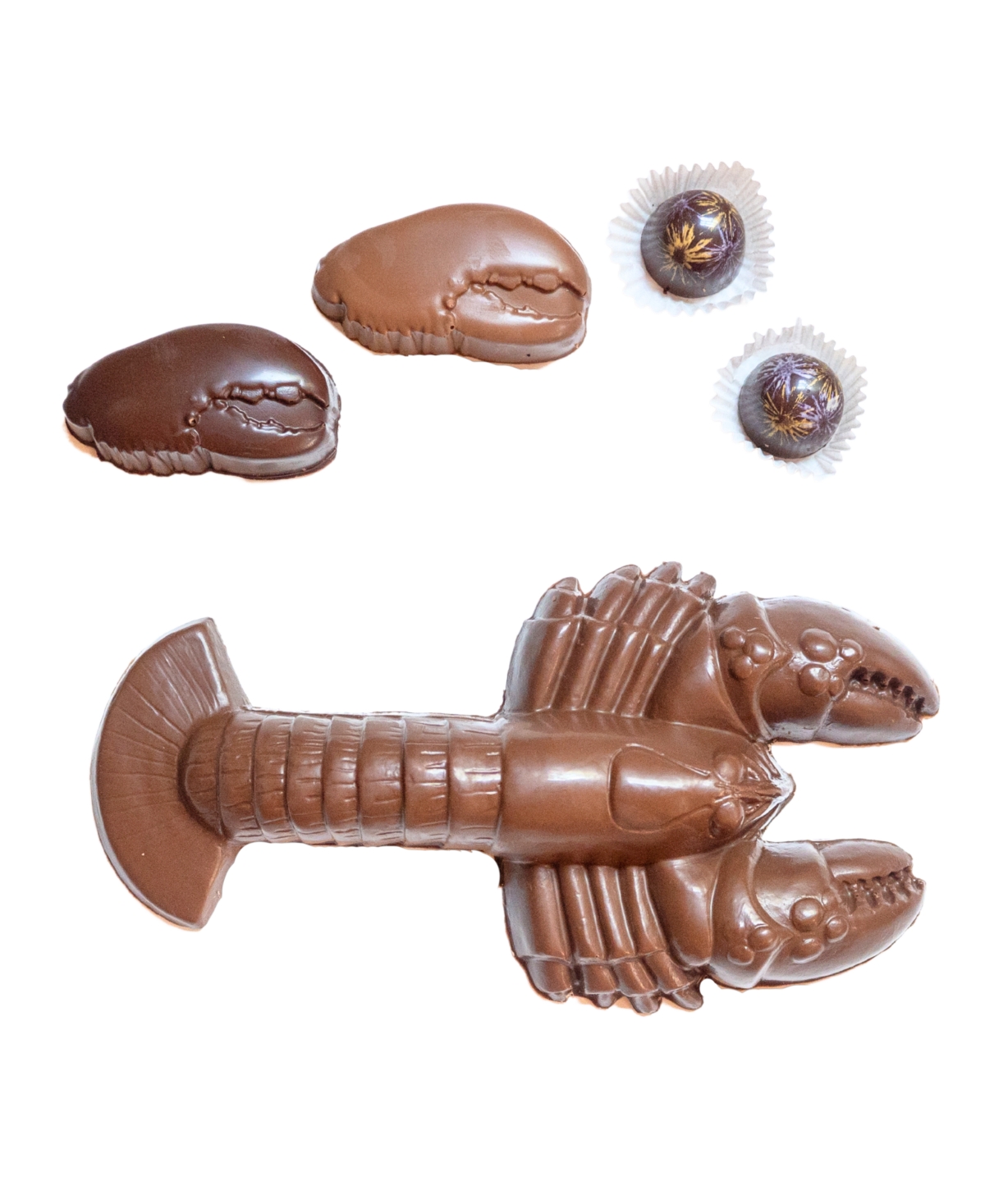 Bixby Chocolate Lobster Dinner Milk Chocolate, 5 Piece Set In No Color