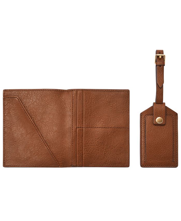 Fossil Passport Case and Luggage Tag Gift Set Macy's