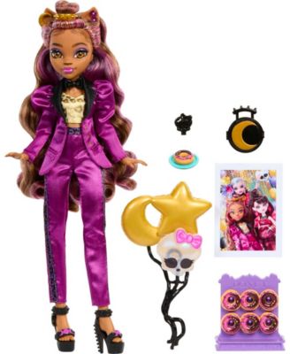 Clawdeen Wolf Doll in Monster Ball Party Fashion with Accessories