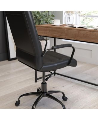 MERRICK LANE Milano Contemporary Mid Back Home Office Chair With Padded   26197048 Fpx.tif