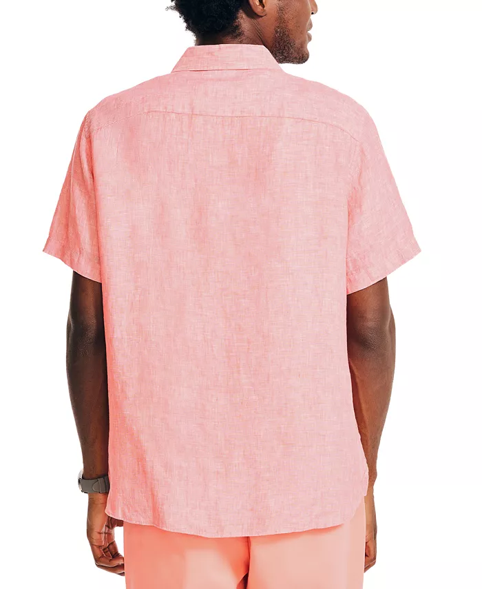 Men's Short-Sleeve Linen Shirt - thumbnail 6