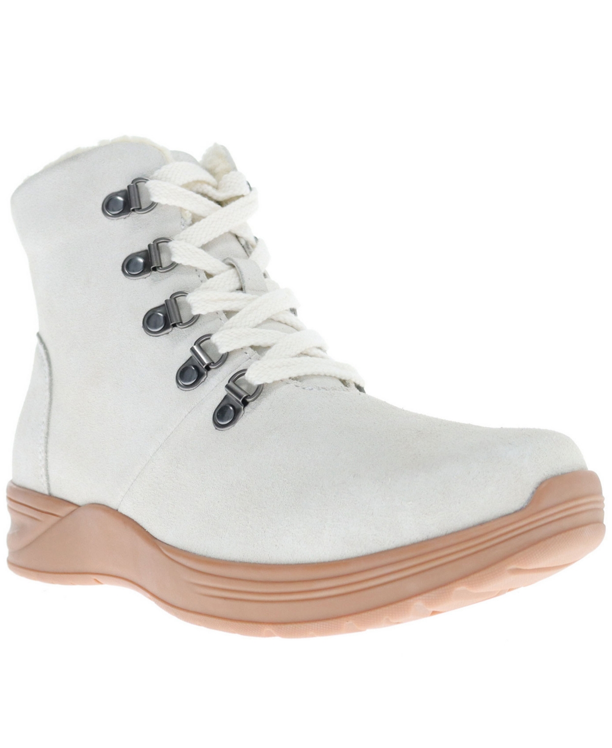 Women's Demi Suede Ankle Booties - White