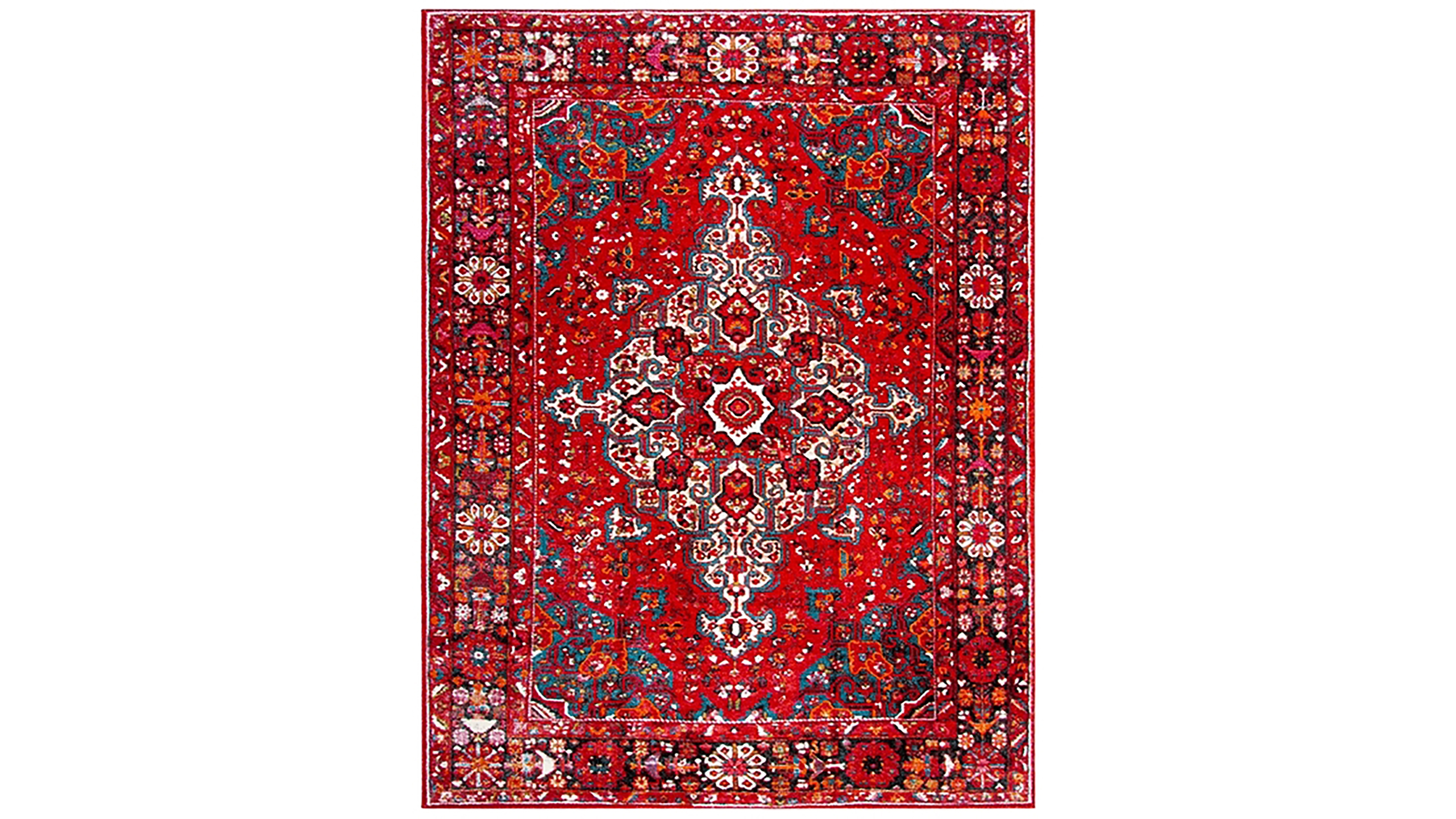 Safavieh Vintage Hamadan VTH222 Red and Multi 8' x 10' Area Rug