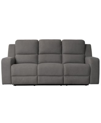 Maggie 90" Fabric with Console Manual Reclining Sofa