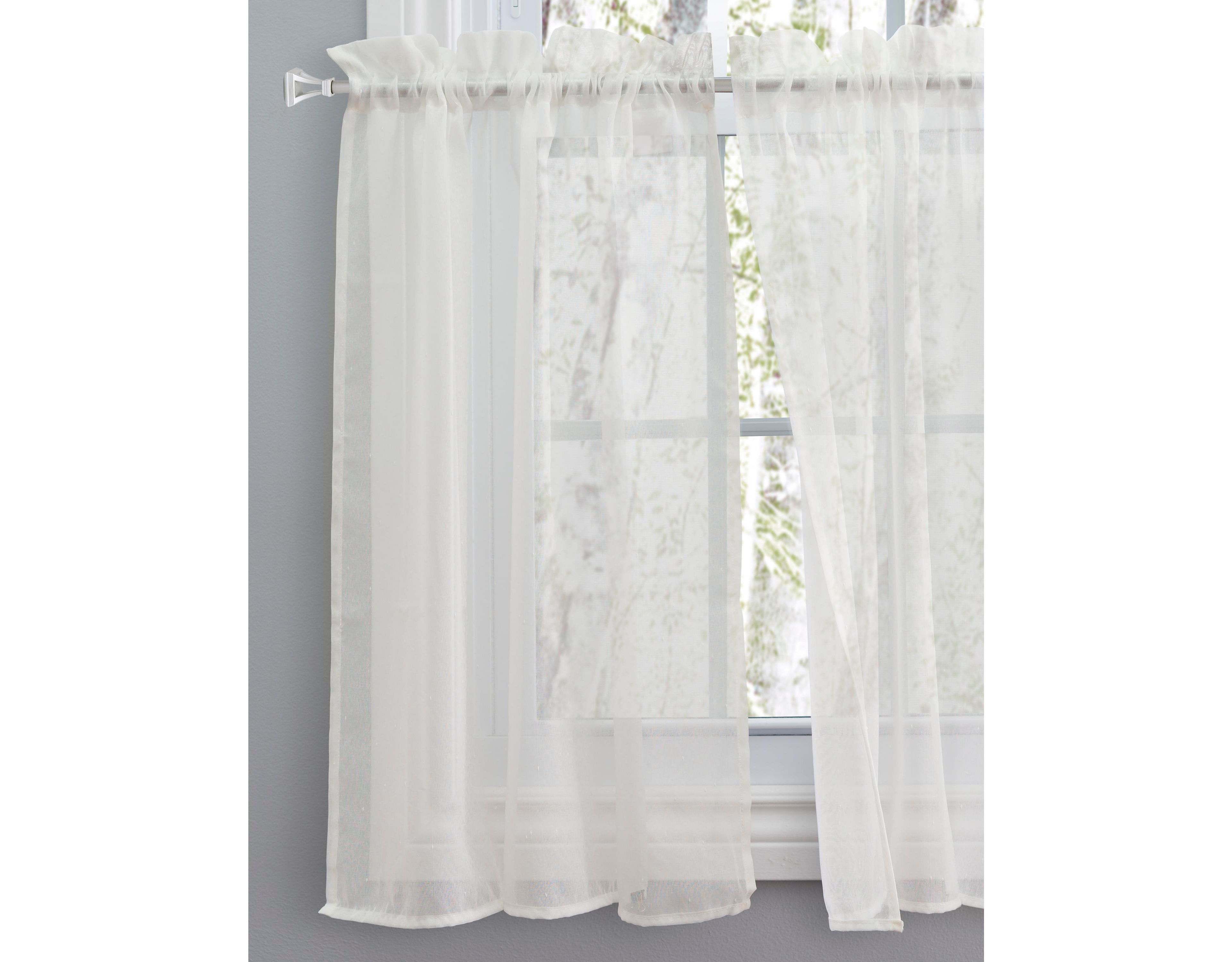 Ricardo Sea Glass Tier Curtain Pair 55"W x 36"L