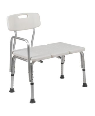 300 Lb. Capacity Adjustable Bath & Shower Medical Transfer Bench Chair