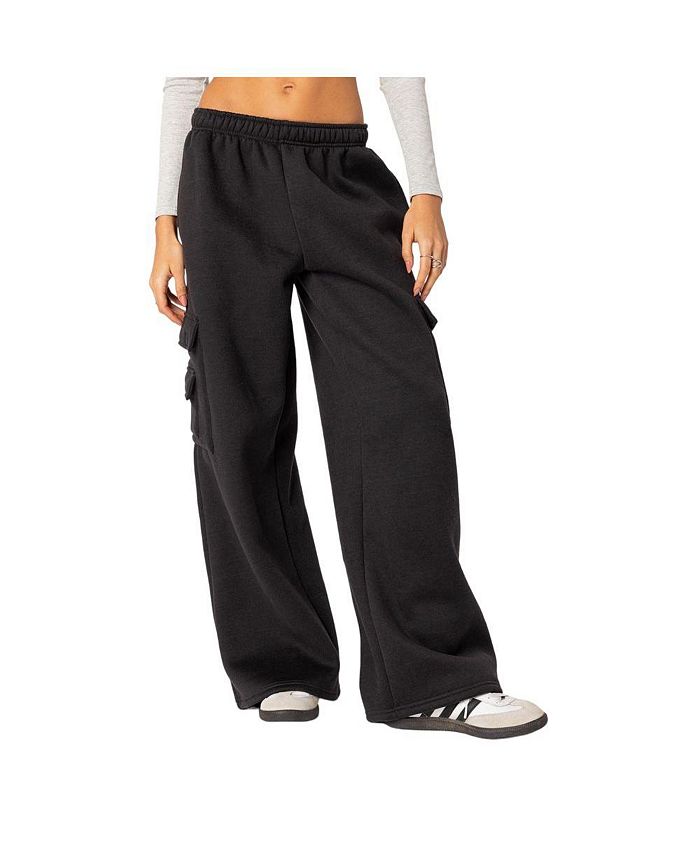 COTTON ON Women's Lifestyle Cargo Wide Leg Sweatpants - Macy's