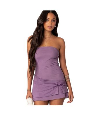 edikted evelin ruched hem mini dress Edikted Evelin Ruched Hem Mini Dress - Jumpsuits
