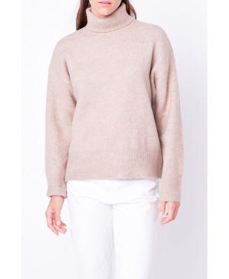 Women's Turtleneck Long Sleeve Sweater