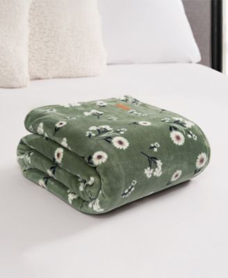 Daisy Floral Cozy Plush Throw, 50" x 70"