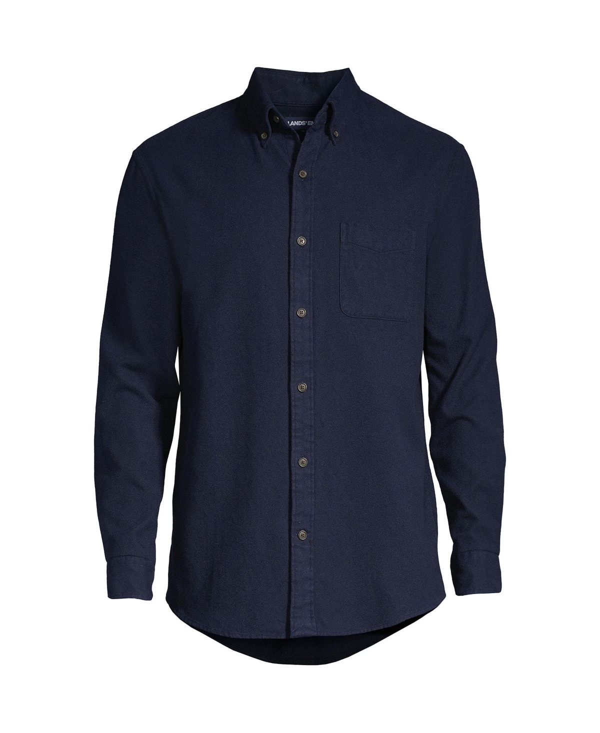 Lands' End Big & Tall Traditional Fit Flagship Flannel Shirt