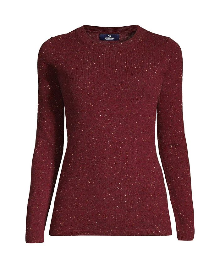 Lands' End Petite Cashmere Crewneck Sweater Macy's