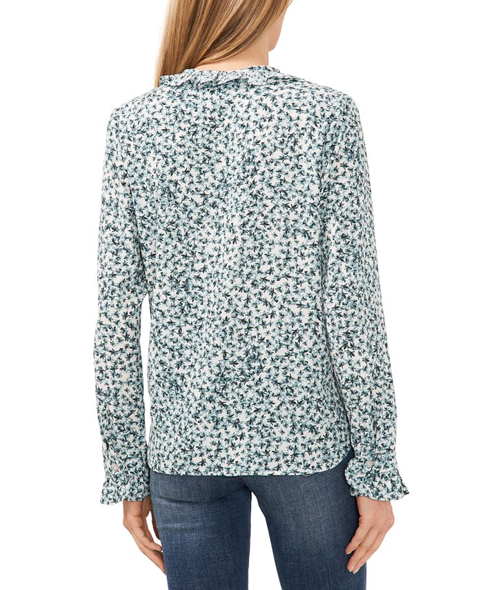 CeCe Women's Ruffled Asymmetrical Blouse Size S main image 1