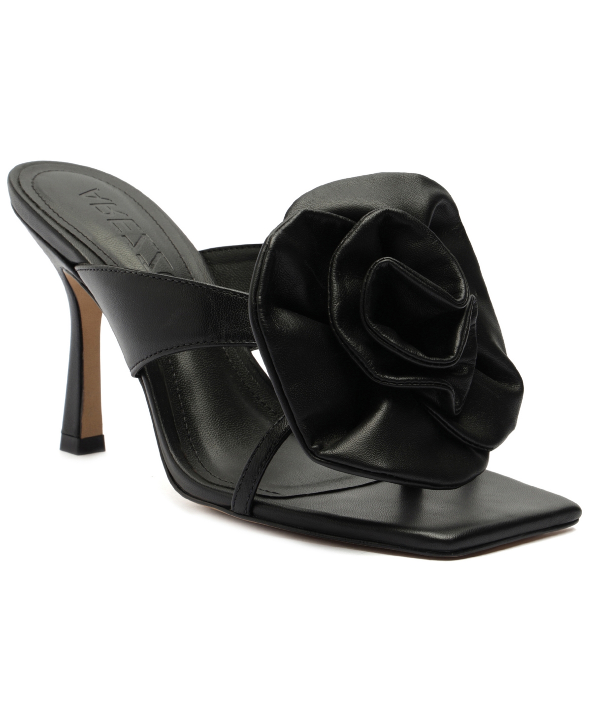 Arezzo Women's Isla Flower High Stiletto Sandals In Black