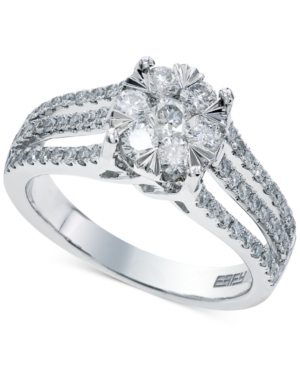 image of Bouquet by Effy Diamond Engagement Ring in 14k White Gold (9/10 ct. t.w.)