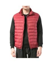 Mens red bubble vest store