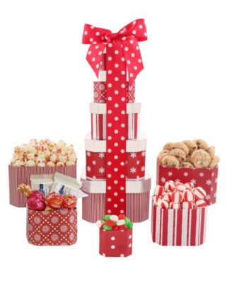 Alder Creek Gift Baskets Candy Cane Lane Holiday Gift Tower - Macy's