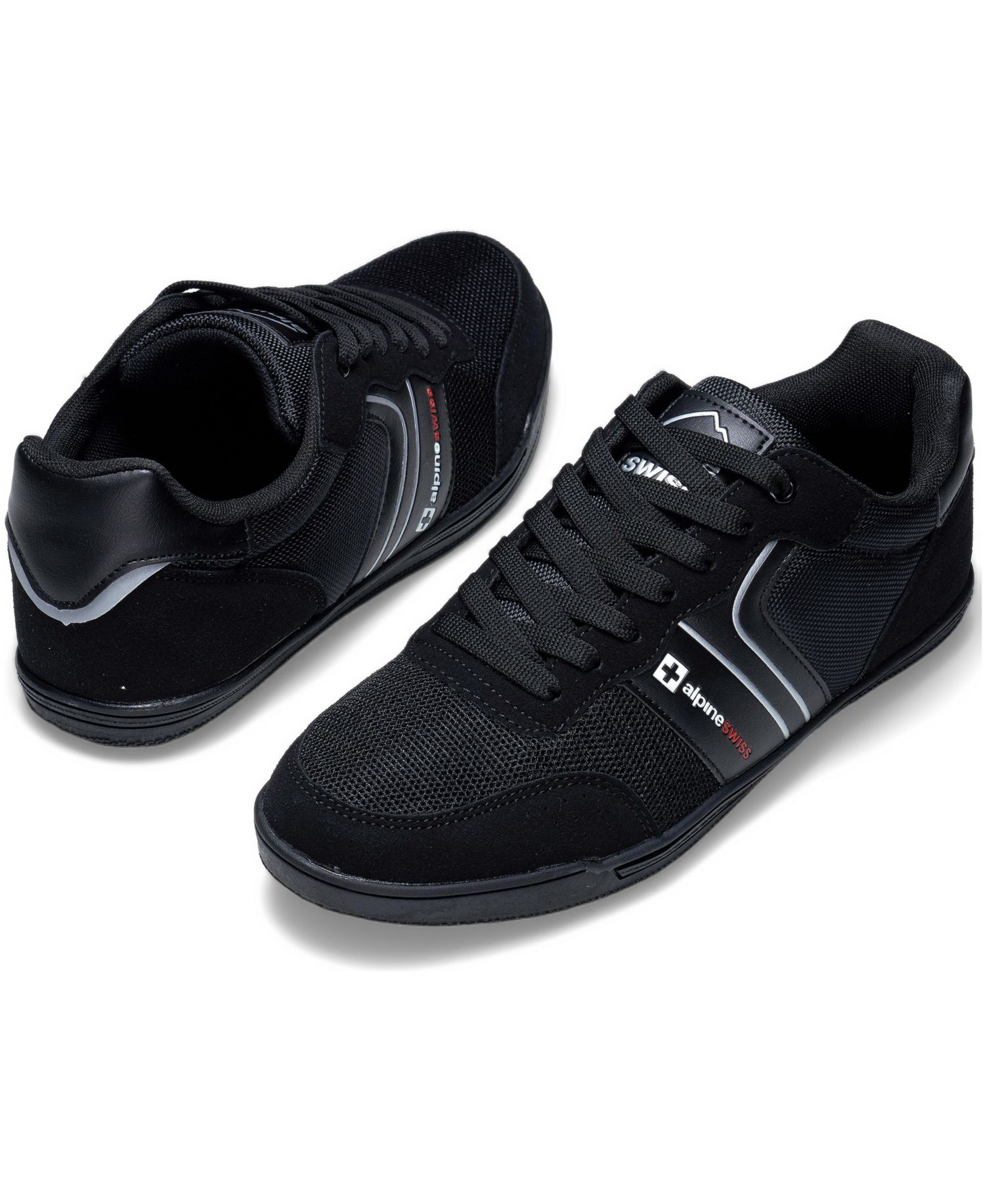 Men's Liam Fashion Sneakers Suede Trim Low Top Lace Up Tennis Shoes