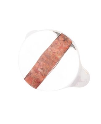 Signet Bronze Circle Band Ring