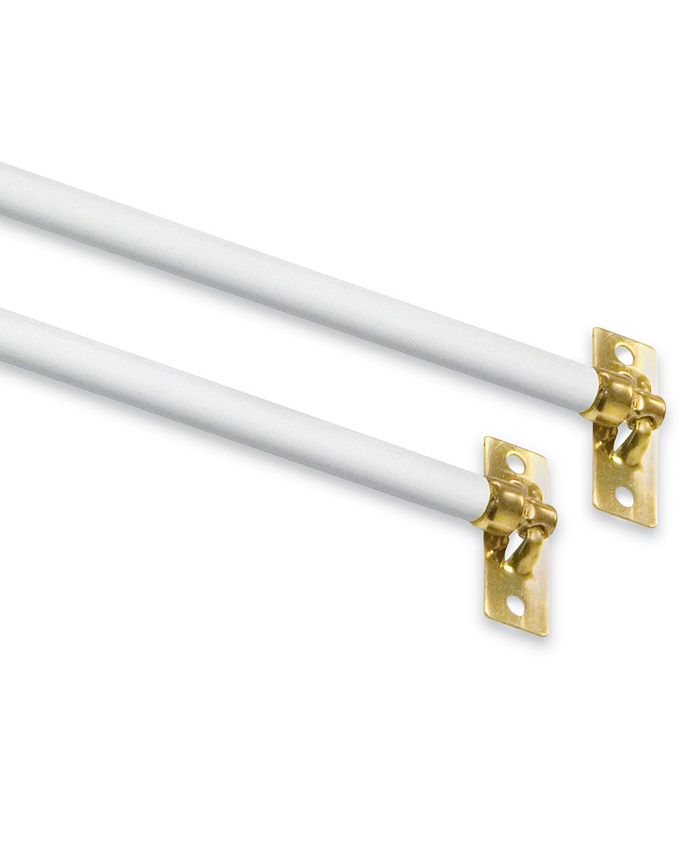 Collections Etc Adjustable Swivel End Sash Window Curtain Rods Macy's