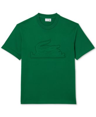Lacoste - Men's Relaxed-Fit Stitched Logo Graphic T-Shirt